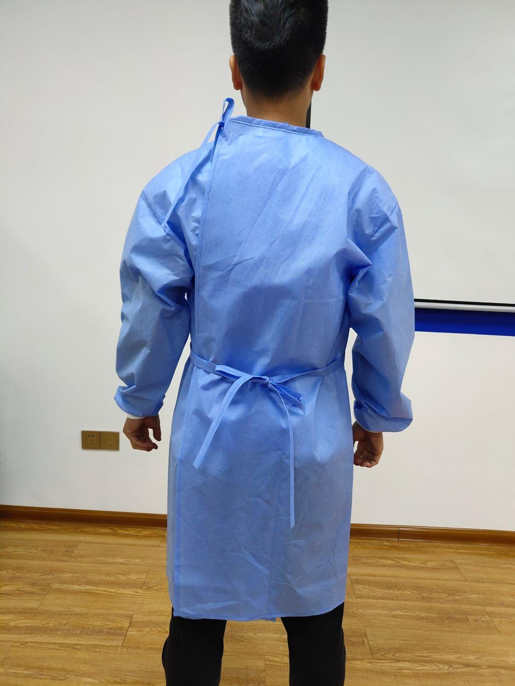 Hot Selling Disposable Non Woven Gown for Hospital Surgical