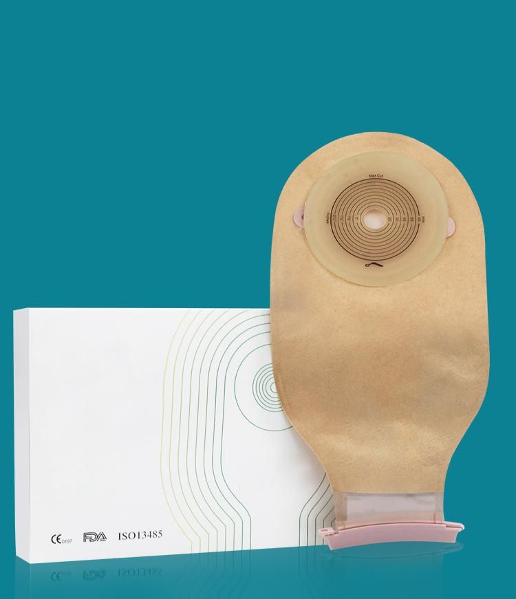 Two Piece Open Pocket Hydrocolloid Urostomy Colostomy Bag