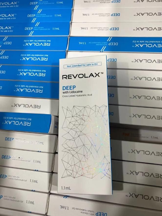 Best Quality Revolax 1ml Linked Cross Hyluronic Acid Dermal Fillers OEM Eye Chin Cheeks Face Care Anti Wrinkle Injectable