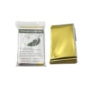 OEM ODM Brand Pet Mylar Emergency Blanket 1.3X2.1m by Individually Package