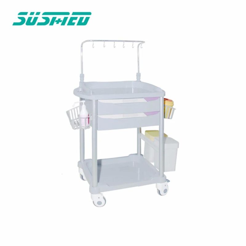 Medical Trolley Hospital Dressing Clinical Procedure Trolley for Patient