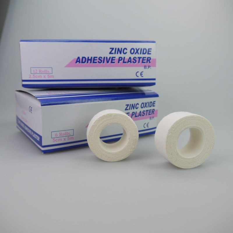 Zinc Oxide Adhesive Plaster Tinplate Pack Cotton Hot Melt Tape