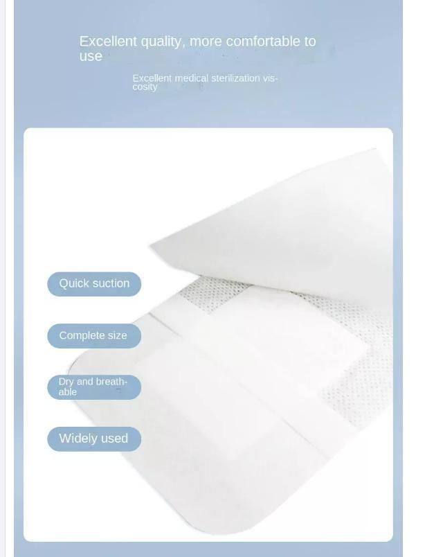 Non-Woven Super Absorbent Wound Dressing Adhesive Wound Dressing