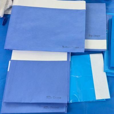 Ce Manufacturer Sterile Laparoscopy Drape Packs for Surgery Dressing