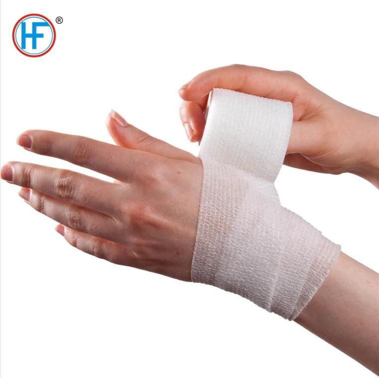 Mdr CE Approved Self Adhesive Bandage Assorted Color Breathable Cohesive Bandage