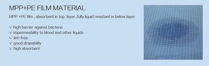 Medical Supply Nonwoven Absorbent Disposable Ent Split Surgical Drape