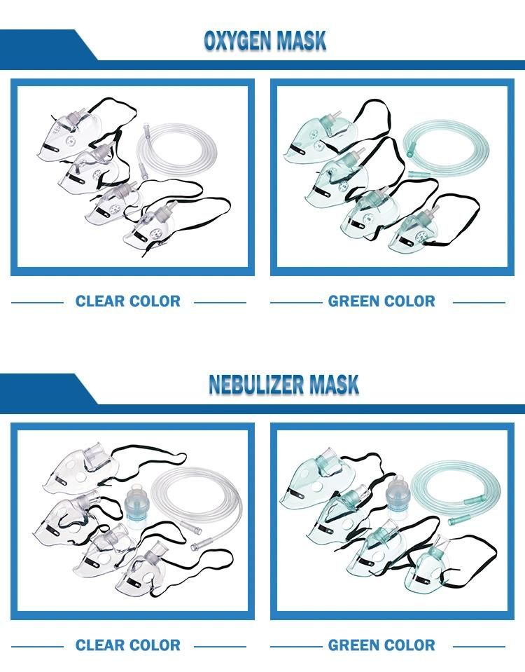 High Quality Disposable Medical Nebulizer Breathing Mask /Oxygen Mask