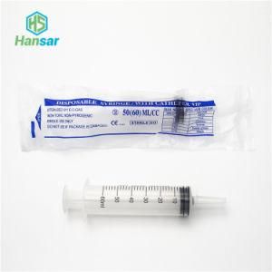 60ml Sealant Injector Medical Sterilization Cabinet Luer Lock Connector Double Barrel Dispensing Syringe 50ml