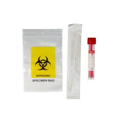 10ml Sampling Tube Medium Nylon Swab Viral Transport Vtm Tube Kit with Flocked Nasopharyngeal Swab