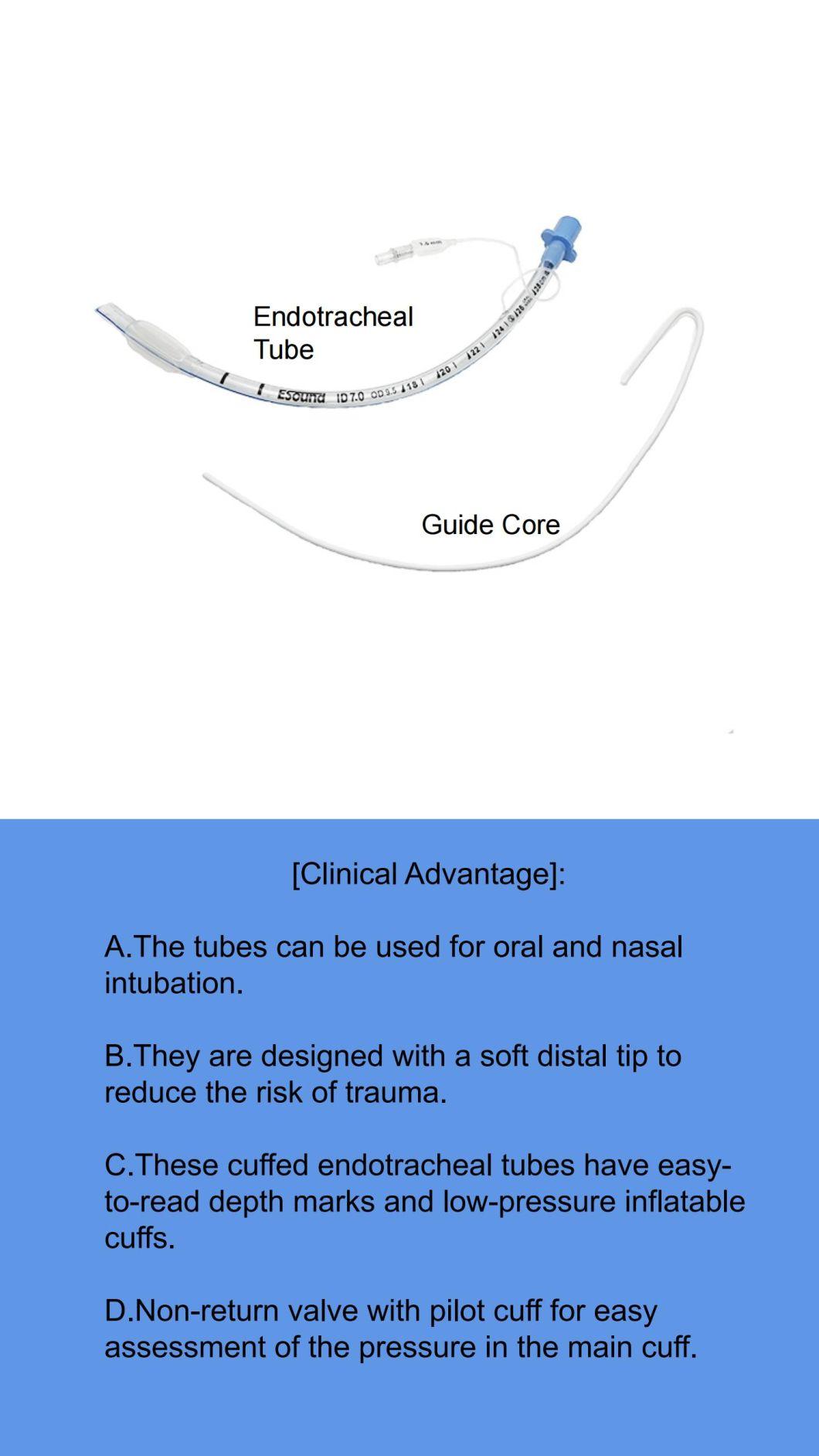 Disposable Medical Endotracheal Tube Visual Anesthesia Endotracheal Tube
