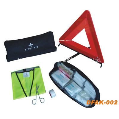 Outdoor Emergency First Aid Bag with Safety Vest Medical Items