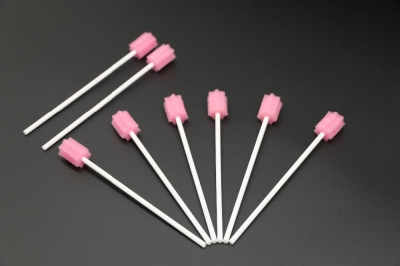 Medical Use Disposable Disinfection Oral Sponge Stick Swab Toothbrush