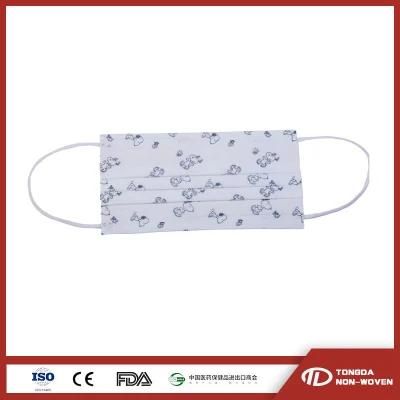 Plain 3ply 50PCS Per Box Custom Earloop Non-Woven Surgical Face Masks Disposable Face Mask