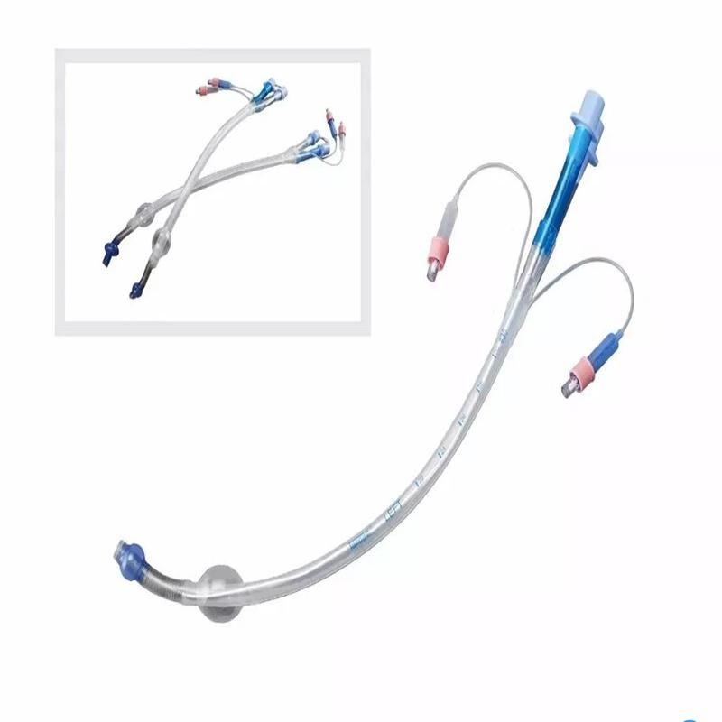 Medical Silicone Double Lumen Endobronchial Tube