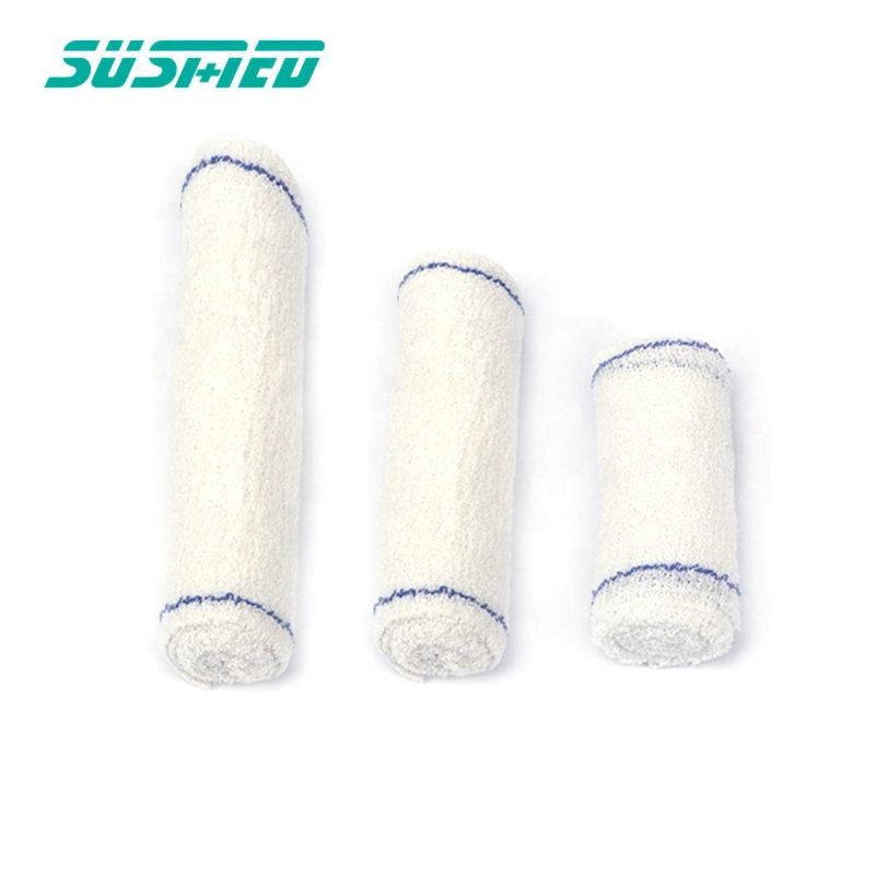 Medical 80% Cotton 20% Spandex Fabric Elastic Crepe Bandage