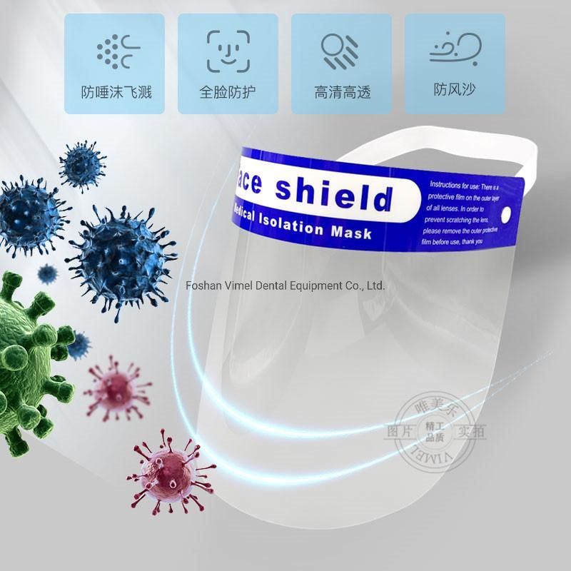 Disposable Face Shield with Sponge Face Mask Isolation Suit