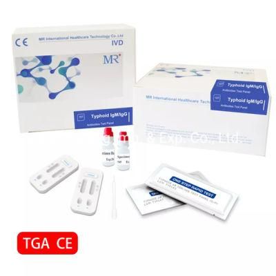 Self- Home PCR a+B Swab Antigen and Tga CE Neutralizing Antibody H. Pylori Typhoid Igg/Igm HIV HCG HBV Flus Rapid Test Kit 19