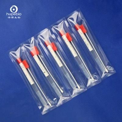 High Quality Disposable Transport Medium Viscose Swab with Tube