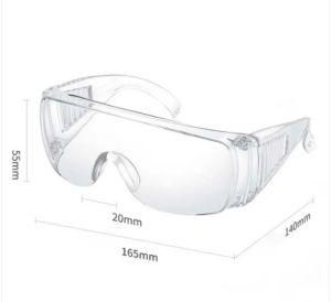 Clear Transparent Protective Glasses PC Safety Protective Goggles with Elastic Tapes