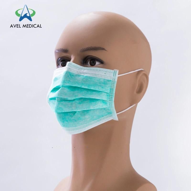 3-Ply Protective Face Mask Nonwoven Disposable Face Mask