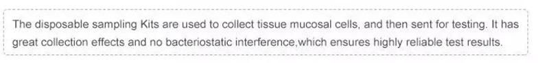 Analysis Sample Collection Swab Kit /Vtm Transport Medium Tube Kit with Swab