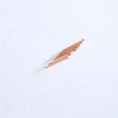 3in Factory Price Trade Asssurance Disposable Sterile Copper Wire Handle Acupuncture Needle with CE Certificate