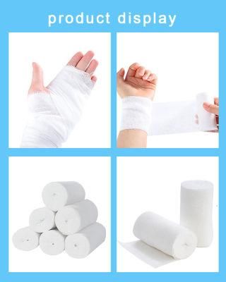 First Aid Medical Supply Absorbent 100% Cotton Gauze Bandage High Quality Disposable Wound Dressing Medical Gauze Bandage