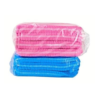 Disposable Non Woven Strip Bouffant Head Cover Hair Clip Cap