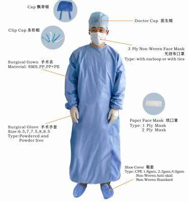 High Risk Reinforced Surgical Gown by Eo Sterilized