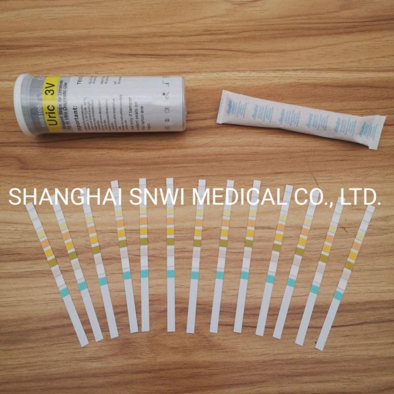 CE Approved Urine Analysis Machine Uric 3V Urine Test Strips Urine Dipstick Test Strips