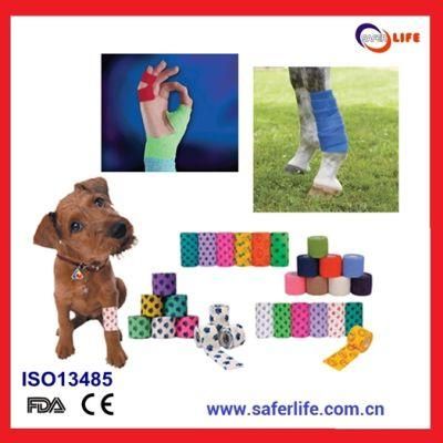 Animal Pet Child Colored Printed Cohesive Bandage Wraps Cohesive Bandages