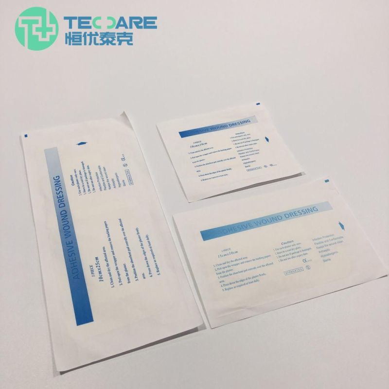 Medical Disposable Surgical Self-Adhesive Waterproof Sterile Wound Dressing with Suction Pad