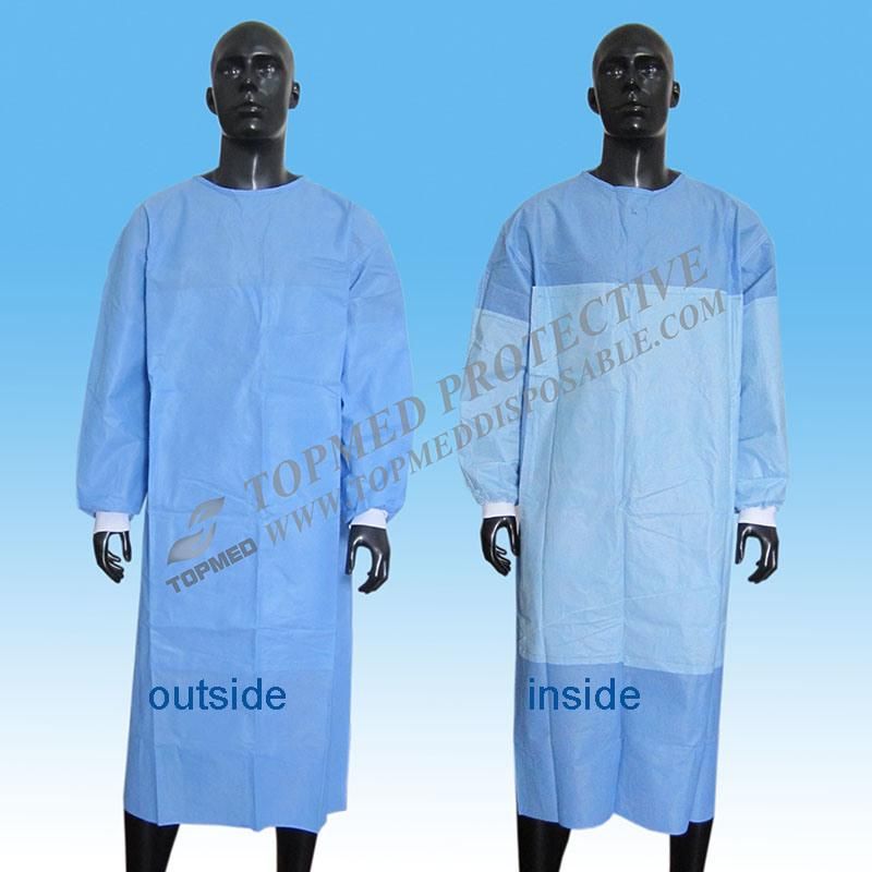 Sterile Disposable SMS Standard Surgical Gown