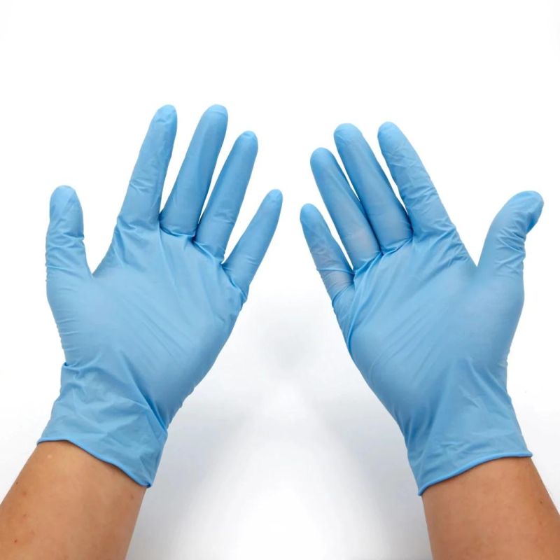 Hot Sale Non-Slip Anti-Scratch Blood Collection Tube Nitrile Gloves