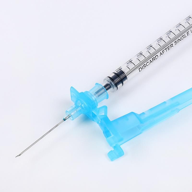 Hot Sale 1ml Empty Veterinary/Dental/Insulin Safety Manual Syringe