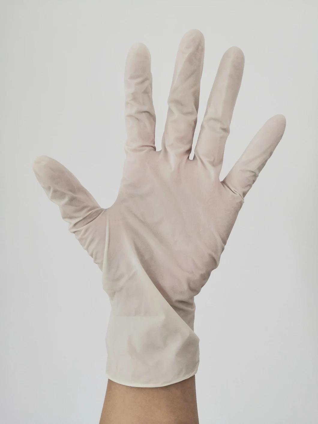 Medical Examination Latex Check Gloves, Non-Sterilization, Disposable Medical Supplies, Multi-in Use Without Powder