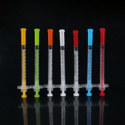 Medical Products Disposable Injection Plastic Insulin Syringe with Fixed Needle or with Detached Needle 30g or 29g