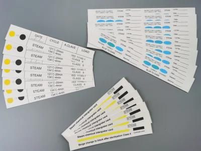 Indicator Sterilization Strip Card for Eo Steam