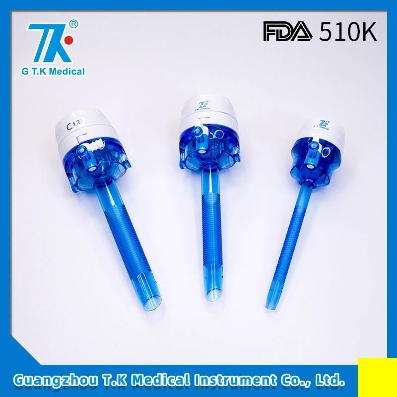 Disposable Sterile Trocars 5mm, 10mm, 12mm, 15mm Trocars for Abese Patients