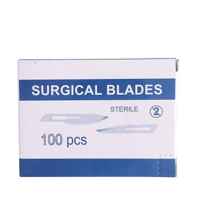 China Factory Medical Use Stainless Steel Knife Blade Carbon Steel Disposable Surgical Scalpel Blades