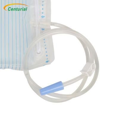 Non-Return Design Different Thickness Push Pull Valve High Quality Urinate Urine Bag