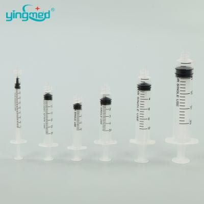 Stock Products of 3ml Luer Lock Medical Injection Disposable Syringe with Needle &amp; Safety Needle, FDA 510K CE&ISO Certificated