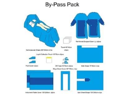 Coronary Artery Surgery Pack, Disposable Sterile Heart by-Pass Pack