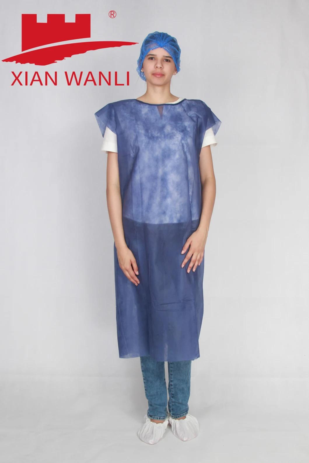 Xian Wanli Disposable Non Woven Isolation Gown Visitor Gown Patient Gown Protective Gown