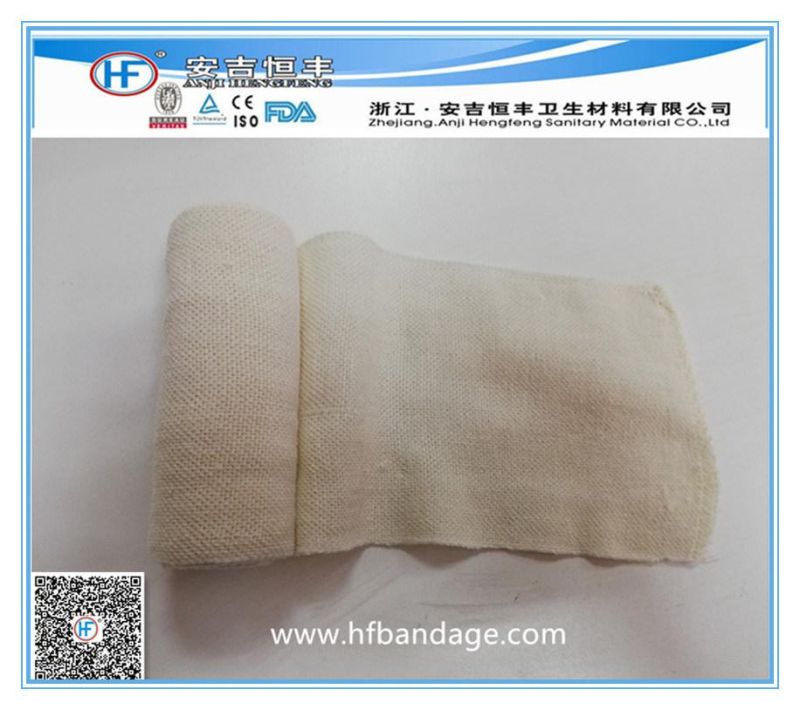 Hf B-3 Manufacturer Hot Sale Bleached Plain Elastic Bandage