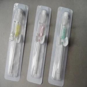 High Safety IV Catheter / I. V Cannula / Intravenous Catheter Pen Type Butterfly with Port Wing Ce ISO