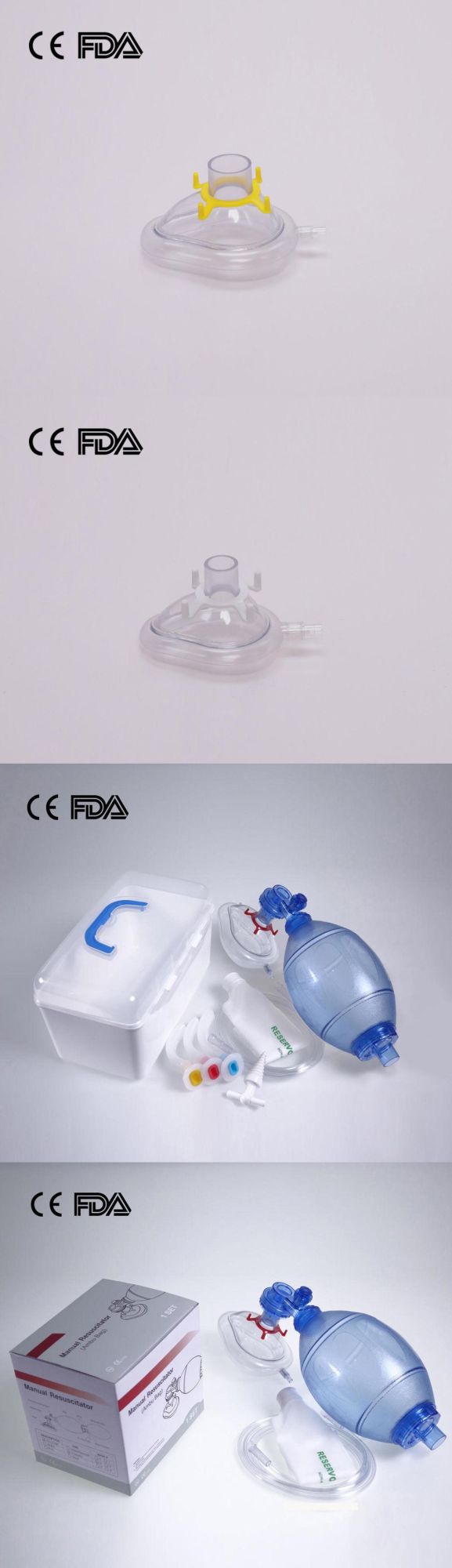 PVC Anesthesia Mask Disposable Medical PVC Anesthesia Mask Factory Adult M, Size 4# with CE FDA