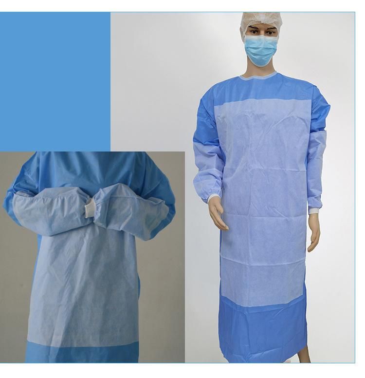 Disposable Isolation Gown Surgical Gown with AAMI Level 1 2 3 4 and CE Disposable Coveralls