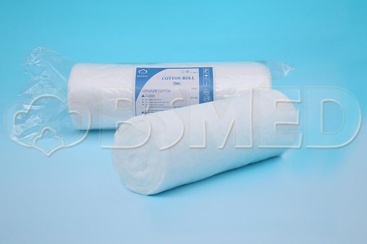 Medical Disposable Cotton Wool Roll for Wound Dressing FDA Ce ISO Certificates Factory Directly