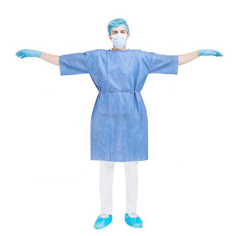 Disposable Medical Pajamas Short Sleeve Patient Hospital Gowns